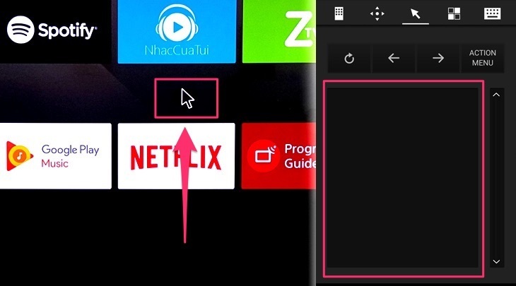 cách điều khiển android tivi sony 2018 bằng điện thoại