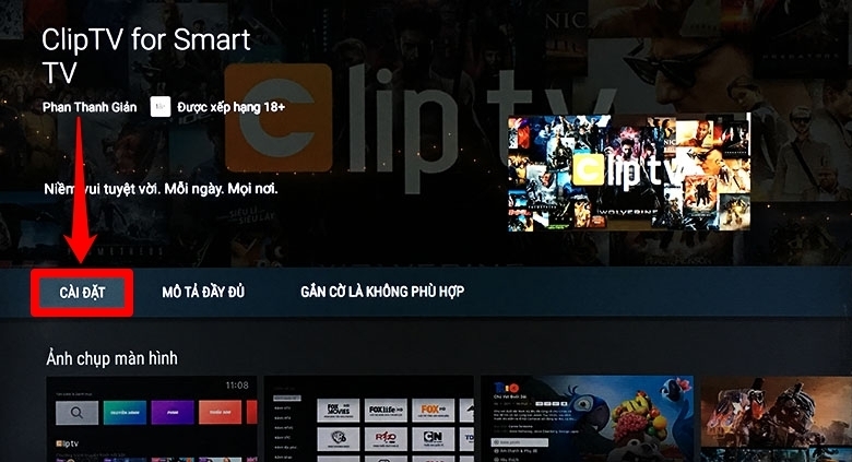 hướng dẫn kích hoạt gói cliptv trên smart tivi sony