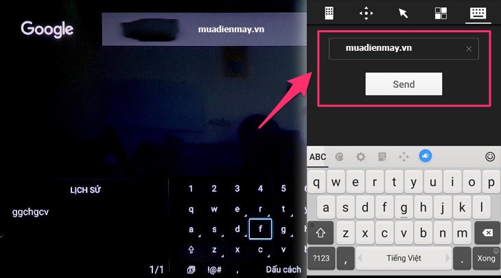 cách điều khiển android tivi sony 2018 bằng điện thoại