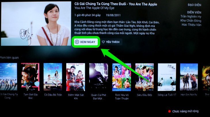 cách sử dụng ứng dụng fpt play trên smart tivi sony 2018