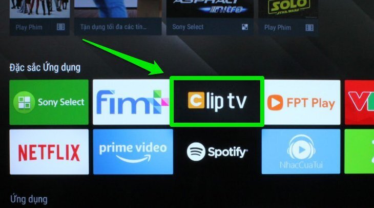 cách sử dụng ứng dụng cliptv trên android tivi sony 2018