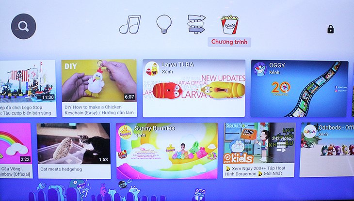 cách sử dụng ứng dụng youtube kids trên android tivi sony 2018
