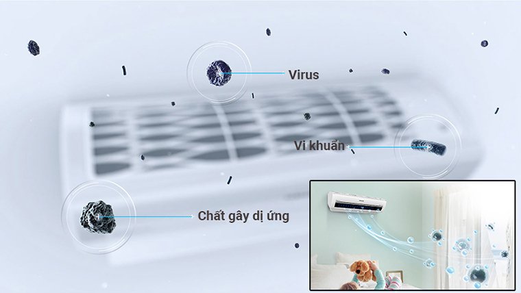 công nghệ virus doctor trên máy lạnh samsung