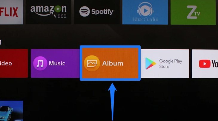 cách xem phim, nhạc, ảnh trong usb trên android tivi sony 2018