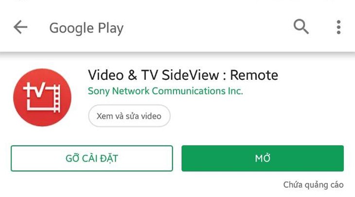 cách điều khiển android tivi sony 2018 bằng điện thoại