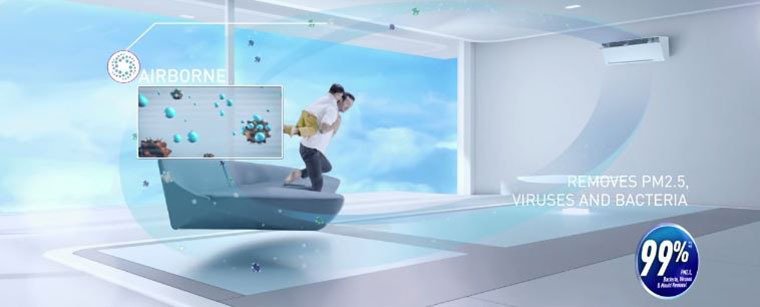 bộ lọc nanoe - g trên máy lạnh panasonic