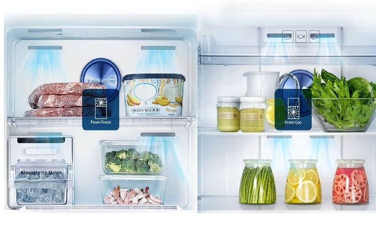 độc đáo tủ lạnh 2 dàn lạnh độc lập của samsung