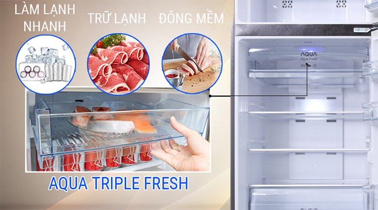 các công nghệ làm lạnh trên tủ lạnh aqua 2018