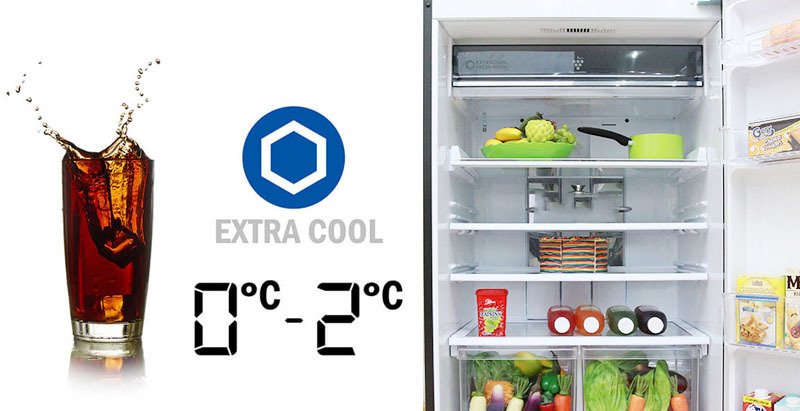 tủ lạnh dung tích lớn, nhiều công nghệ bảo quản cho thực phẩm dịp tết