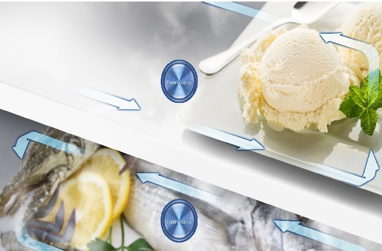 độc đáo tủ lạnh 2 dàn lạnh độc lập của samsung