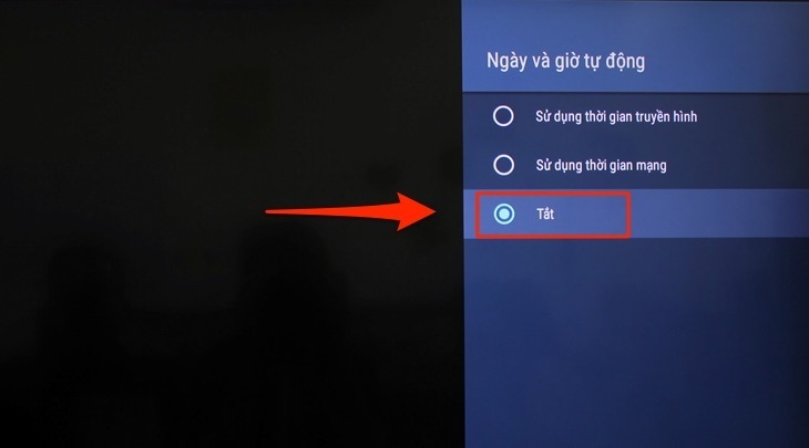 cách cài đặt thời gian trên tivi sony 2018