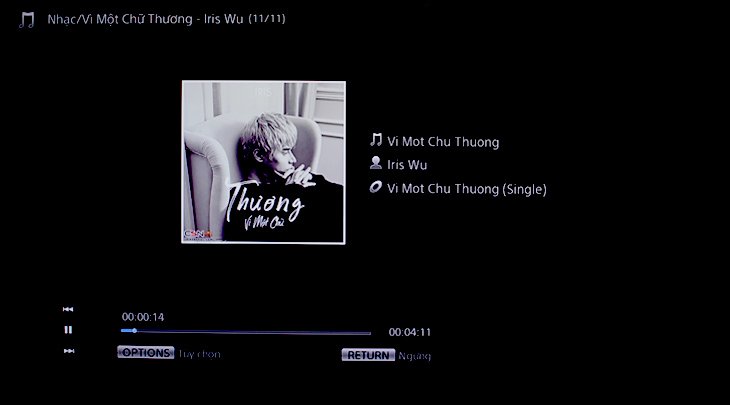 cách xem phim nghe nhạc bằng usb trên smart tivi sony 2018