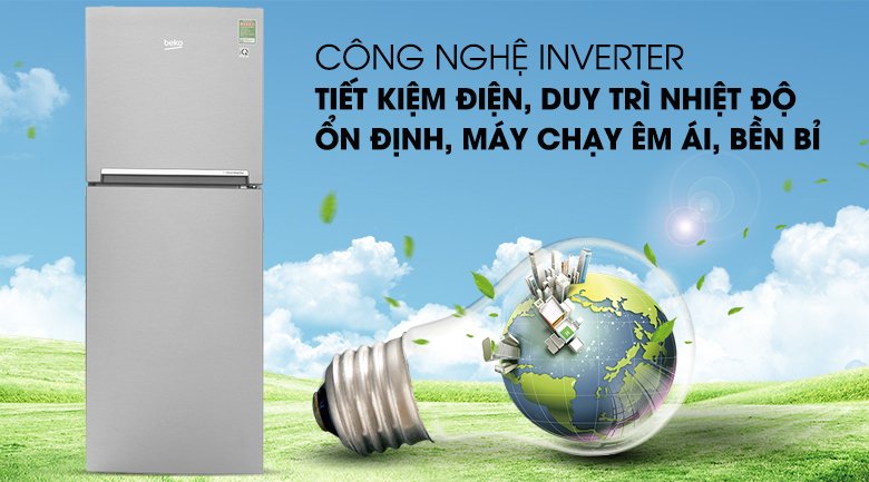 tủ lạnh beko inverter 230 lít rdnt230i50vs