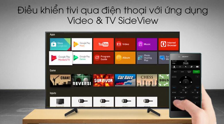 android tivi sony 4k 65 inch kd-65x8000g