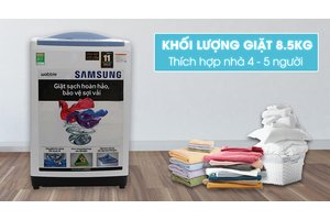 Máy giặt Samsung 8.5 kg WA85M5120SW/SV