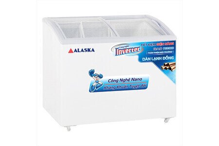 Tủ đông kính cong Alaska KC-210CI