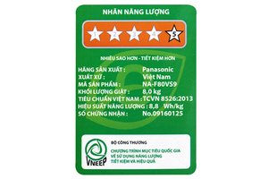 Máy giặt Panasonic 8 kg NA-F80VS9GRV