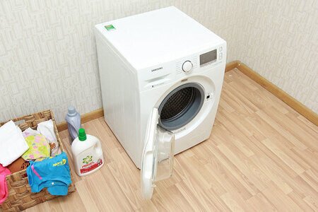 Máy giặt Samsung Inverter 10.5 kg WW10J6413EW/SV