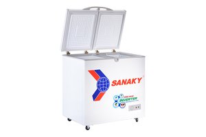 Tủ đông sanaky inverter VH-2599A3, 208 lít, 1 ngăn đông, dàn lạnh đồng