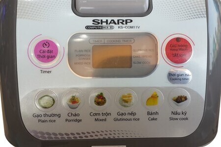Nồi cơm điện tử Sharp 1.0 lít KS-COM11V