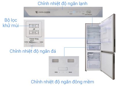Tủ lạnh Samsung Inverter 424 lít RL4034SBAS8/SV