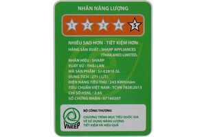 Tủ lạnh Sharp Inverter 253 lít SJ-X281E-SL