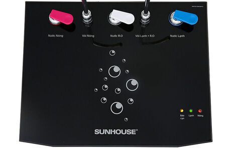 Máy lọc nước RO nóng nguội lạnh Sunhouse SHR76210CK 10 lõi