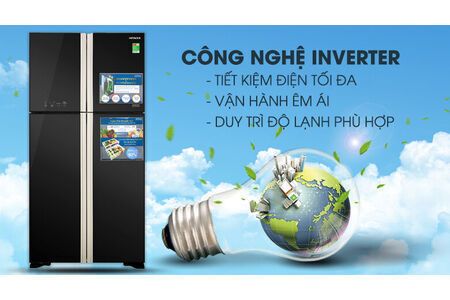 Tủ lạnh Hitachi Inverter 509 lít R-FW650PGV8 GBK