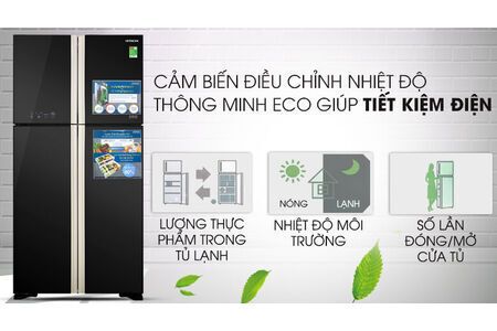 Tủ lạnh Hitachi Inverter 509 lít R-FW650PGV8 GBK
