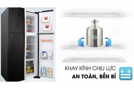 Tủ lạnh Hitachi Inverter 509 lít R-FW650PGV8 GBK