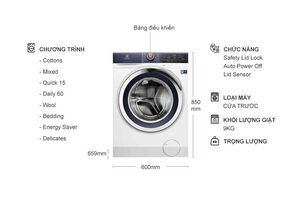 Máy Giặt ELECTROLUX 9.0 Kg EWF9023BDWA