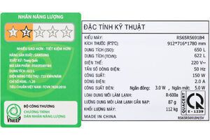 Tủ lạnh Samsung Inverter 602 lít RS65R5691B4/SV