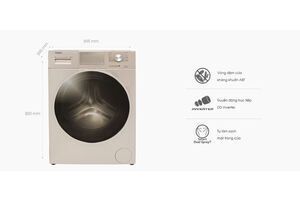 Máy giặt AQUA lồng ngang 8.5kg AQD-D850E.N