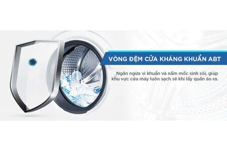 Máy giặt AQUA lồng ngang 8.5kg AQD-D850E.N
