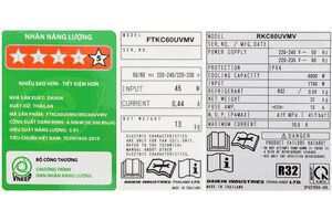 Máy lạnh Daikin Inverter 2.5 HP FTKC60UVMV