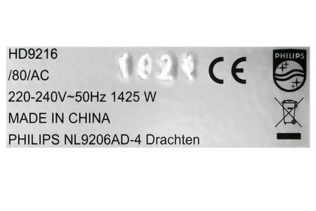 Nồi chiên không dầu Philips HD9216