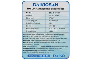 Máy làm mát không khí Daikiosan DKA-04500A