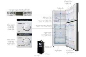 Tủ lạnh Hitachi 450L R-FG560PGV8 (GBK)