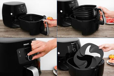 Nồi chiên không dầu Philips HD9650 7.3 lít