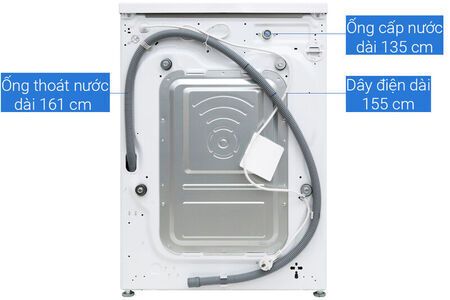 Máy giặt sấy LG Inverter 10.5 kg FG1405H3W1