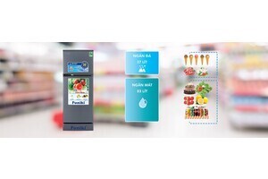 Tủ lạnh Funiki FR-125CI tủ mini 2 cánh 125 lít không đóng tuyết -màu bạc