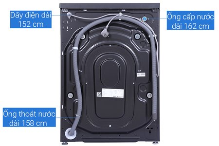 Máy giặt Casper Inverter 9.5 Kg WF-95I140BGB