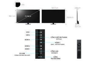 Smart tivi Qled 4K Samsung 75 inch 75Q70A