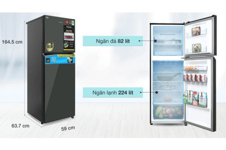 Tủ lạnh Panasonic Inverter 306 lít NR-TV341VGMV