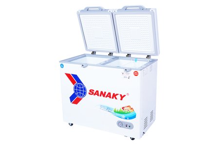 Tủ Đông mặt kính cường lực Sanaky 220 lít VH-2899W2KD