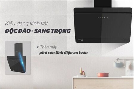 MÁY HÚT MÙI CAO CẤP KÍNH VÁT SUNHOUSE MAMA MMB6818-70