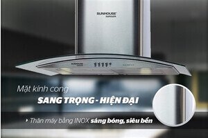 MÁY HÚT MÙI KÍNH CONG SUNHOUSE MAMA MM6719-70