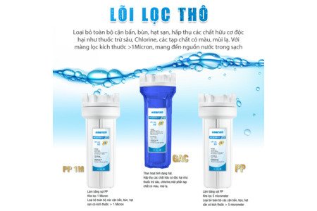 MÁY LỌC NƯỚC R.O iSAQUA 08 CẤP ASZ-802TS