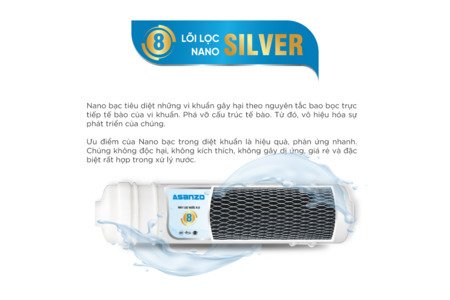 MÁY LỌC NƯỚC R.O iSAQUA 08 CẤP ASZ-802TS