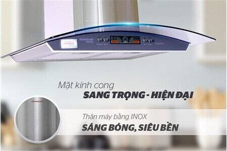 MÁY HÚT MÙI KÍNH CONG SUNHOUSE MAMA MM6716-70